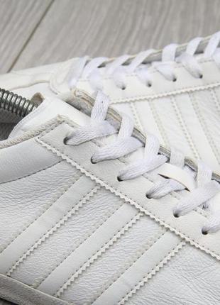 Кроссовки adidas gazelle оригинал белые кожаные размер 44 кожа5 фото