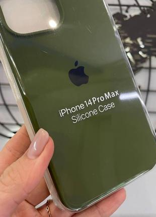Чехол silicone case с микрофиброй для iphone 14 pro max,чехол с микрофиброй для айфон 14 про макс 3