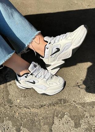 Nike m2k tekno white black5 фото