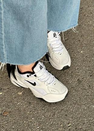 Nike m2k tekno white black10 фото