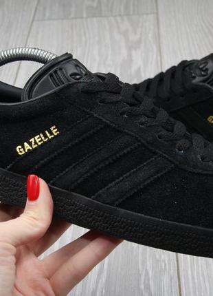 Кроссовки adidas gazelle чёрные оригинал замшевые размер 41 замш samba2 фото