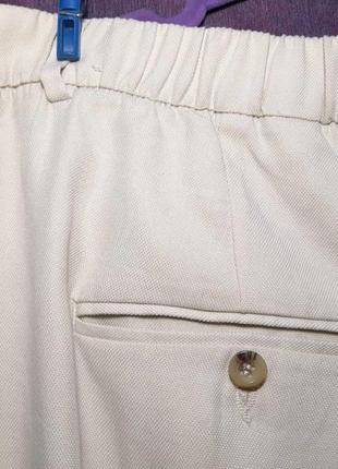 100% ліоцелл. жіночі бежеві звужені штани, літні  брюки9 фото