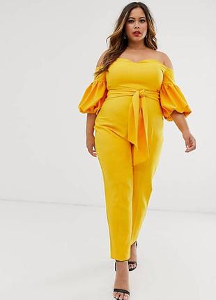 Шикарний жовтий комбінезон asos disign
