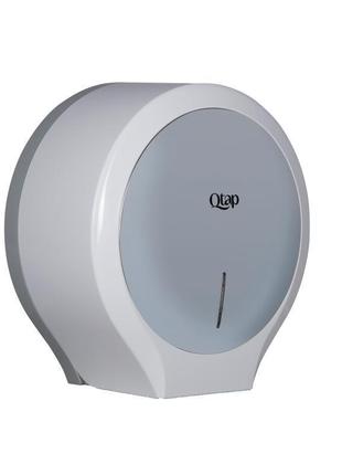 Тримач для туалетного тата qtap pohodli 270 мм qtdp100sp white/grey (dr<unk> ák)