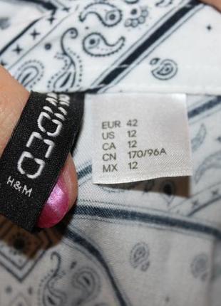 Блузка віскоза 12, 42 євророзмір, наш 48 від h&m, англія2 фото