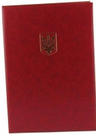 Папка деловая бумвинил поздравительная а4  бордо 220*320