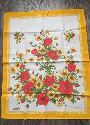 Велике кухонне рушник квіти італія дизайнерське