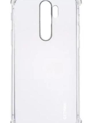 Силіконова накладка (бампер) для смартфона xiaomi redmi 9 / air skin crashproof/ прозорий