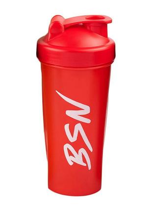 Shaker bsn with metal ball (700 ml, red)