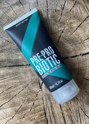 Крем-детокс extremo pre-probiotic detox exfoliating cream для очищення шкіри голови 200 мл оригінал