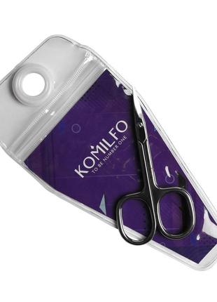 Komilfo safe+ безопасные ножницы для ногтей, 22 mm, в прозрачном чехле