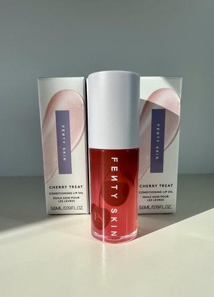 Fenty skin cherry treat conditioning lip oil, маселка для губ 5.6 мл