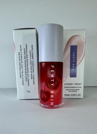 Fenty skin cherry treat conditioning lip oil, олійка для губ 5.6 мл3 фото