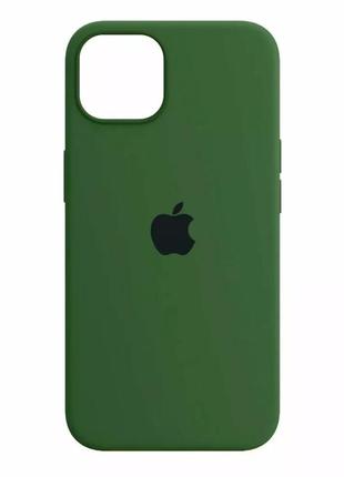 Чехол силиконовый на айфон 11 зеленый