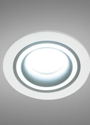 Lightwave qxl-1731-r-wh+bk поворотный точечный светильник серия "aluminium"