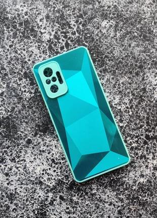 Чохол diamond case для xiaomi redmi note 10 pro колір зелений