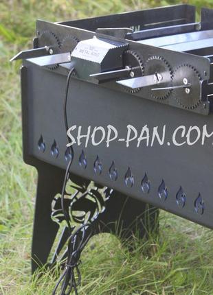 Автоматическая шашлычница shop-pan на 6 шампуров4 фото