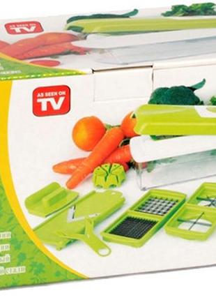 Овочерізка найсер дайсер, nicer dicer plus подрібнювач аналог з книгою рецептів10 фото