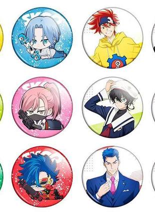 Значки аниме треос  "sk8 the infinity" - набор 12 шт.  (арт. 135420)