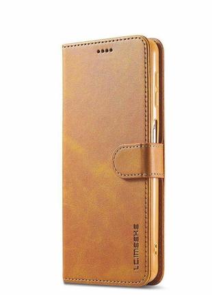 Чехол-книжка imeeke для poco m5 4g цвет коричневый
