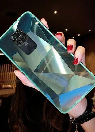 Чохол diamond case для xiaomi redmi note 9 колір зелений