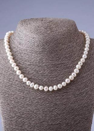 Бусы из натур жемчуга