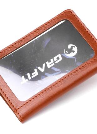 Обложка для пластиковых документов водителя или id-карты shvigel 13963 коричневая5 фото