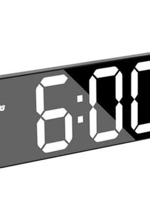 Годинник електронний настільний настінний цифровий з проектором8 фото