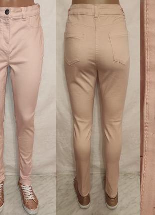 Розовые брюки скинни spirit m размер2 фото