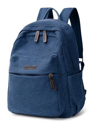 Рюкзак міський макрос 8602 вологостійкий зносостійкий 15л колір синій
