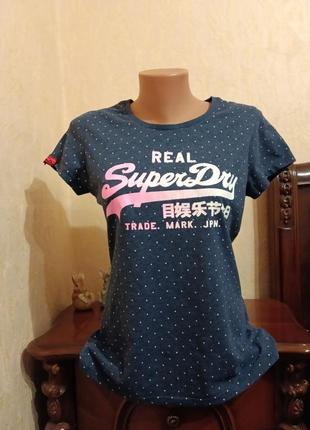 Футболка superdry в горошек из нимоччины