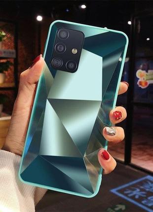 Чехол diamond case для samsung galaxy a31 цвет зелёный