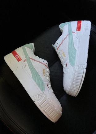 Кросівки puma select cali sport white blue.