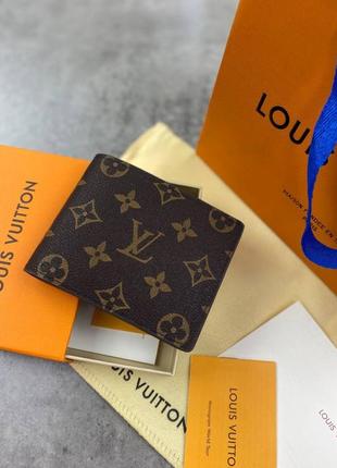 Гаманець коричневий louis vuitton monogram k308