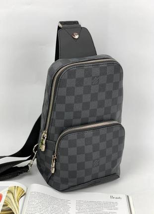 Сумка-слинг louis vuitton  avenue sling damier graphite s0393 фото