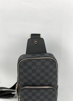 Сумка-слинг louis vuitton  avenue sling damier graphite s0392 фото