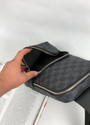 Сумка-слинг louis vuitton  avenue sling damier graphite s0396 фото