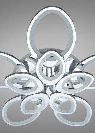 Lightwave 8059/5+5hr led 3color dimmer стельова люстра з димером і led підсвічуванням, колір золото, 115w