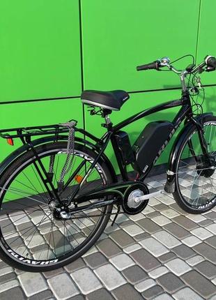 Електровелосипед міський гетиман cubic-bike 28" 500 w 48 v 18 ah планетарна втулка3 фото