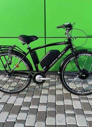 Електровелосипед міський гетиман cubic-bike 28" 500 w 48 v 18 ah планетарна втулка2 фото