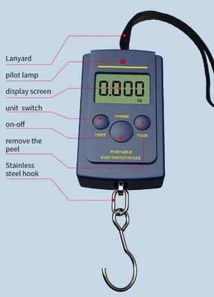Ваги ручні кантер електронні до 50 кг.8 фото