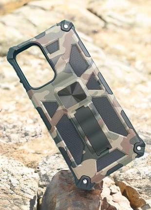 Противоударный чехол tactics military для samsung galaxy a23 цвет зеленый