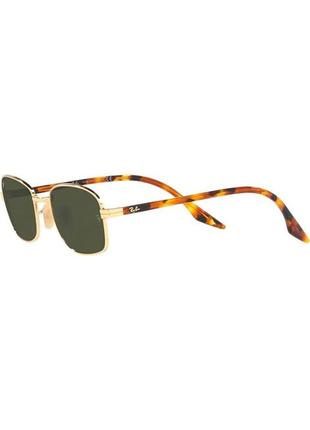 Сонцезахисні окуляри ray-ban rb3690 square sunglasses 001-31 - arista/green2 фото