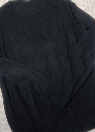 Черный женский джемпер. свитер черный.