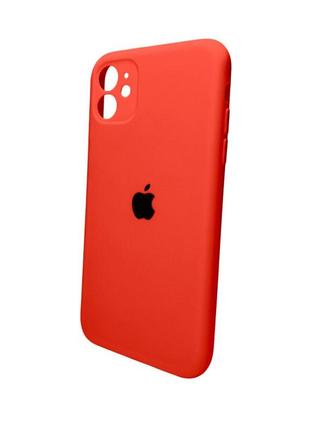 Чохол для смартфона silicone full case aa camera protect for apple iphone 11 кругл 11,red
