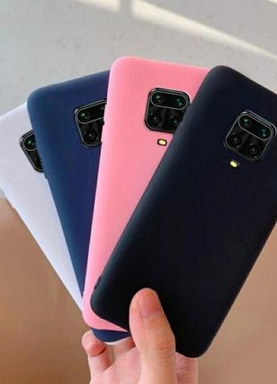 Чехол candy silicone для xiaomi redmi note 9s / note 9 pro цвет бирюзовый5 фото