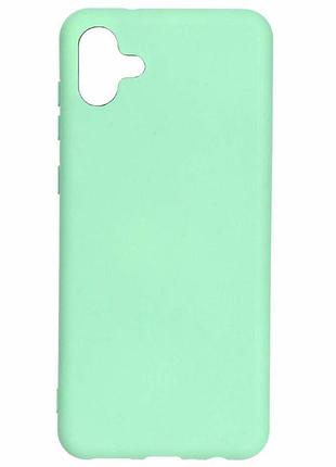 Чехол candy silicone для samsung galaxy a04 цвет бирюзовый