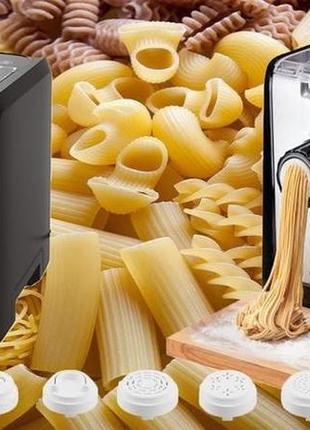 Машинка для нарізки макаронних виробів із замісом тіста silver crest spm 220 pasta maker9 фото