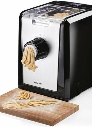 Машинка для нарізки макаронних виробів із замісом тіста silver crest spm 220 pasta maker1 фото