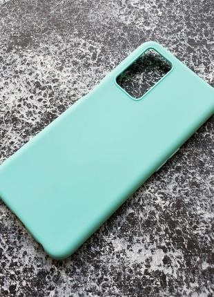 Чохол candy silicone для oppo a74 колір бірюзовий